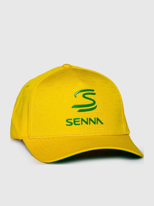 Ayrton Senna Asle10901ylw-osfm Cap Gebogen Geprägt Gelb 2026
