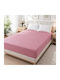 Kotonia Home Cearceaf King Size Cu Elastic 180x200+20cm Fuchsia
