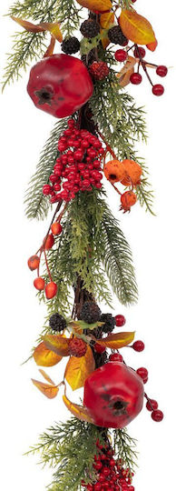 Grüne Weihnachtsgirlande 180 cm