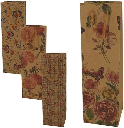 Marhome Paper Gift Bag 11x9x36cm 12 Pieces (Miscellaneous Colours)