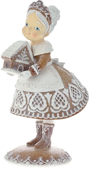 Christmas Plastic Candy Figure in Brown, 33 cm High
