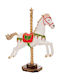Carusel Decorativ de Crăciun Alb 160x150x32cm