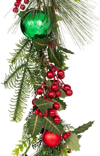 Grüne Weihnachtsgirlande 150 cm