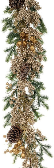Grüne Weihnachtsgirlande 180 cm