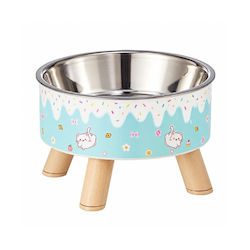 Denik Pets Stainless Steel Food & Water Bowl fo...