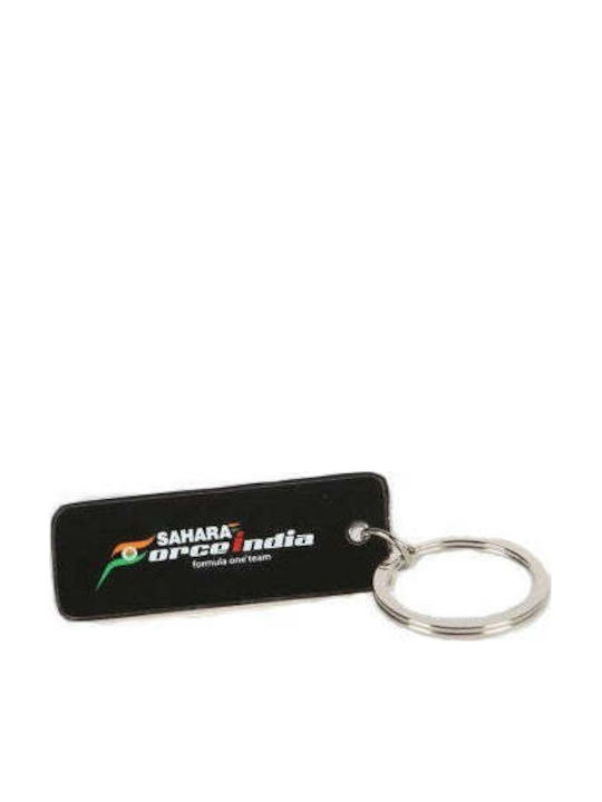 Force India Fi Team Logo Metal Keychain Black