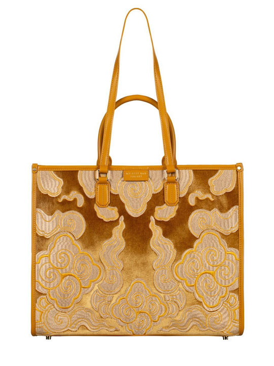 Women's Beige Tote Bag