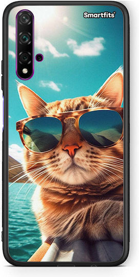 Smartfits Summer Cat Hülle für Huawei Nova 5T Honor 20
