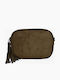 Amelia Women's Crossbody Bag Croco Olive