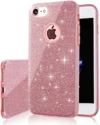 Husă Glitter 3-în-1 Xiaomi Redmi 9a 9at 9i Roz