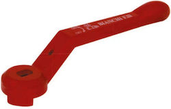 Red Aluminum Handle for Ball Valves and Taps 1"1/4" 04-02723 Red Aluminum Handle for Ball Valves and Taps 1"1/4" 04-02723