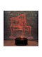 Decorative Luffy LED 3D Illusion Light 3x3cm