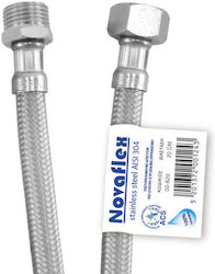 Furtun Inox Novaflex 50 cm Tată 1/2 x 1/2 00-08...