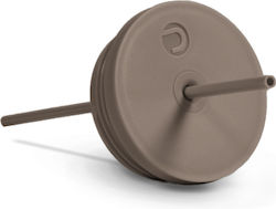 Seeker Tumbler Straw Lid Mocha Brown