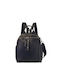 Set Aus Leder Damen Clutch Schwarz