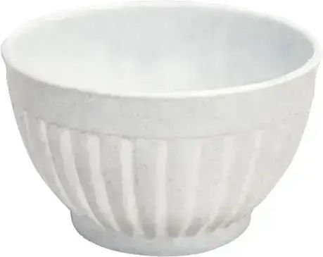 Set of 60 Pieces – Mini Striped Marble Plastic Round Pot Φ9x5cm 1/60 Bag 09-0130