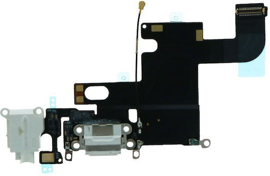 Cablu Flex pentru Port de Încărcare iPhone 6 Alb Premium