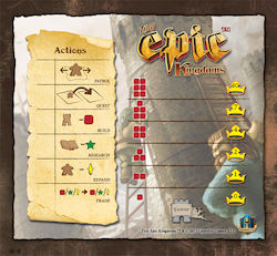 Подложка за действия за Tiny Epic Kingdoms – Неплъзгаща се неопренова подложка за игра Подложка за действия за Tiny Epic Kingdoms – Неплъзгаща се неопренова подложка за игра