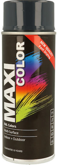Maxi Color Lackspray RAL 7016 Anthrazitgrau Glänzend 400 ml für Metall, Holz & Kunststoff
