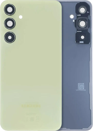 Back Cover Glass Samsung Galaxy A55 5g A556 2024 Service Pack Lemon