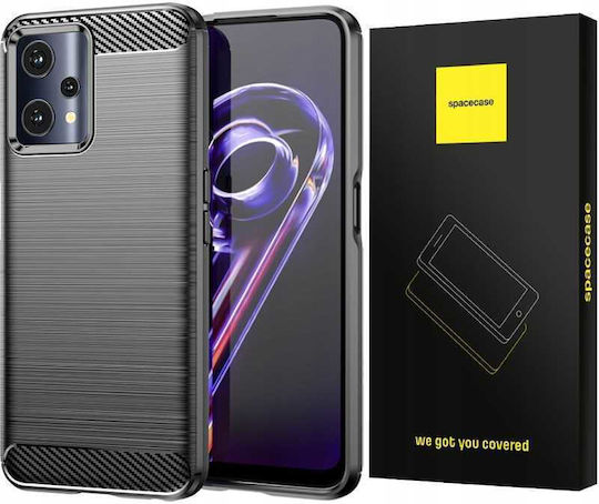 Spacecase Carbon Back Cover Schwarz (Realme 9 / 9 Pro+)