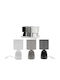 Table Lamp White-Grey-Black Fabric-Ceramic Φ13xh25.5cm 3 Colours 06512764 Artelibre 06512764