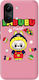 Xiaomi Poco X8 Pro Labubu Mario Pinkfarbene Silikon-TPU-Handyhülle