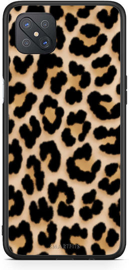Smartfits Leopard Print Tan Small Oppo Reno4 Z 5g A92s Θήκη