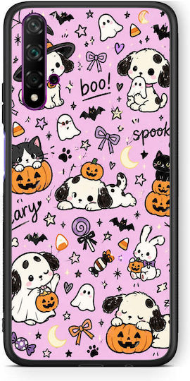 Smartfits Калъф Halloween Puppies Friends On Lilac за Huawei Nova 5T Honor 20
