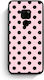 Smartfits Black Polka Dots On Pink Huawei Mate 20 Θήκη