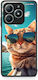 Smartfits Summer Cat Realme C61 Θήκη