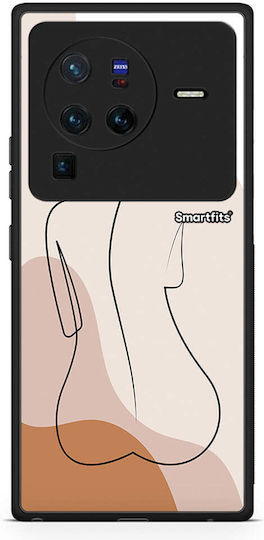 Smartfits Lineart Woman Husă pentru Vivo X80 Pro 5G
