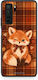 Smartfits Fox On Autumn Tartan Калъф за Huawei P40 Lite 5G