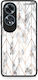 Smartfits Marble Auriu Geometric Husă Oppo A60 4G