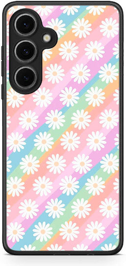 Smartfits Husă Samsung Galaxy S24 FE cu Margarete Albe