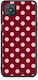 Smartfits Pink Polka Dots On Burgundy Oppo Reno4 Z 5g A92s Θήκη