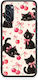 Smartfits Black Kittens Cherries On Cream Oppo Reno4 Pro 5g Θήκη
