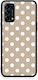 Smartfits White Polka Dots on Taupe Oppo Find X3 Lite Reno 5 5G Reno 5 4G Case