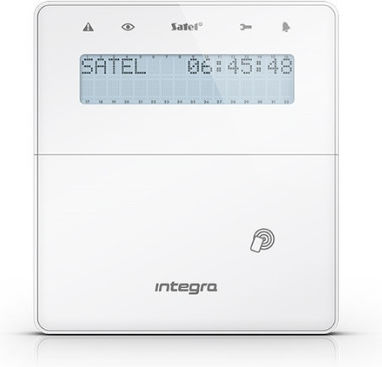 Int-klfr-w Πληκτρολόγιο Συστήματος Συναγερμού Satel