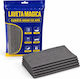 Set 5 Depox Magic Microfiber Cloths 38 × 29 Cm Gray