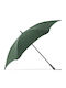 Rain Umbrella with Walking Stick Green