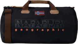 Napapijri Bering Reisetasche Schwarz aus Stoff