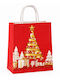 AGC Christmas Gift Bag Red 12x33x26cm 12pcs
