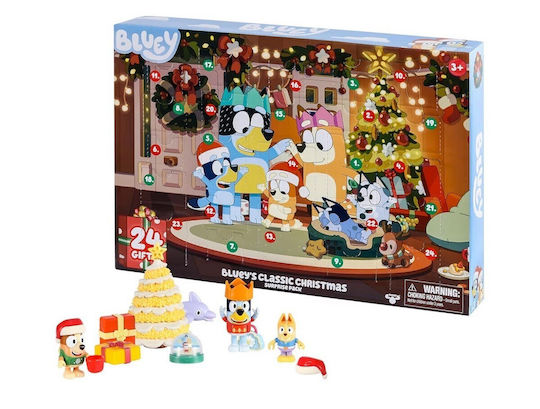 Moose Toys Класически коледен адвент календар Bluey