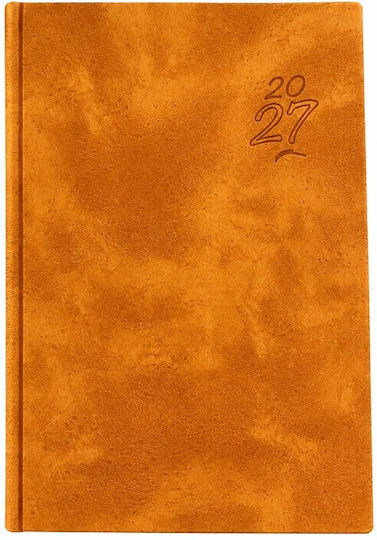 Ekdoseis Planogramma Daily Diary 2027 Yellow 17x24 cm