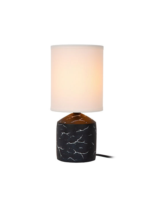 Lucide Lightning Table Lamp with Black Shade an...