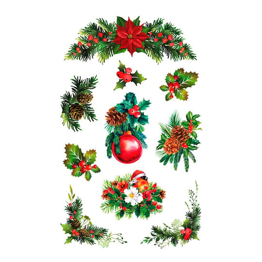 Αυτοκολλητα Bsb Glitter Christmas 1 Φύλλο