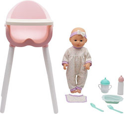 Happy Friend Sofia Doll 35cm In Feeding Chair 504246