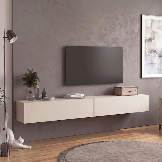 Espanse Wandmontage Beige 241,8x31,7x30 cm