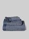 White Fabric Ottilie Hand Towel 30x50cm Blue 600gr/m² Weight